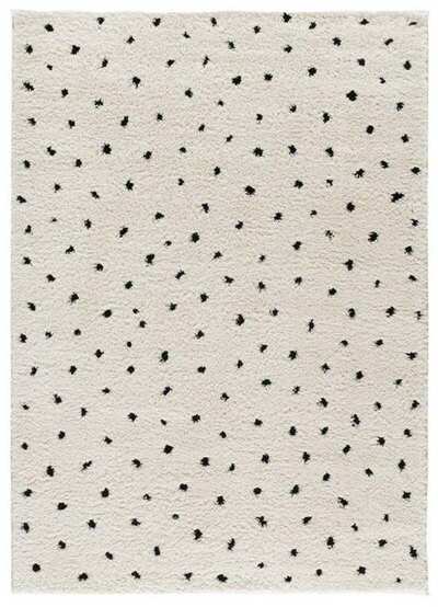 ALFOMBRA NÓRDICA DE PELO LARGO 80406 BLANCO