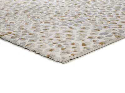 ALFOMBRA LEOPARDO RELIEVE 13001 PLATA