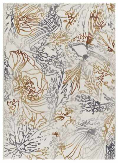 ALFOMBRA ABSTRACTA RELIEVE 12996 MULTICOLOR