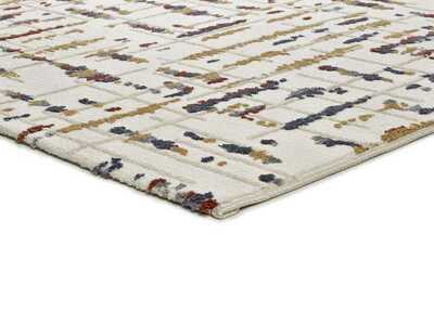 ALFOMBRA GEOMÉTRICA RELIEVE 12992 MULTICOLOR