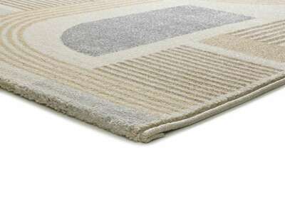 ALFOMBRA GEOMÉTRICA 13014 BEIGE