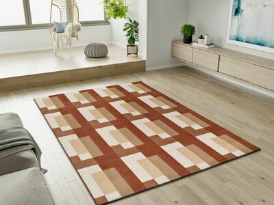 ALFOMBRA GEOMÉTRICA 13005 CALDERA