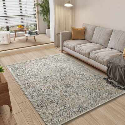 ALFOMBRA VINTAGE CON RELIEVE 4463 MULTICOLOR