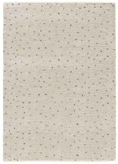 ALFOMBRA SHAGGY PUNTOS MULTICOLOR