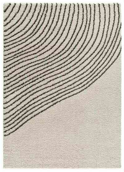 ALFOMBRA SHAGGY ONDAS BLANCO