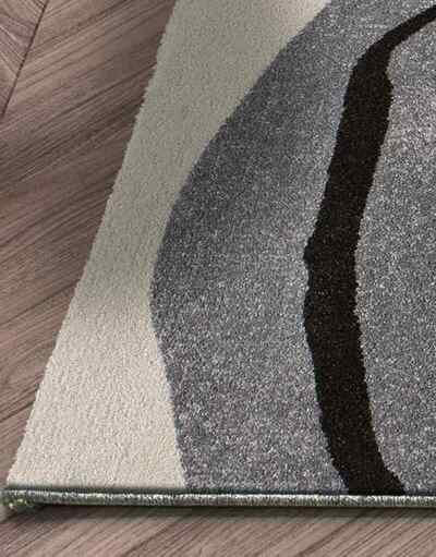 ALFOMBRA ABSTRACTA LESSIA BEIGE Y GRIS
