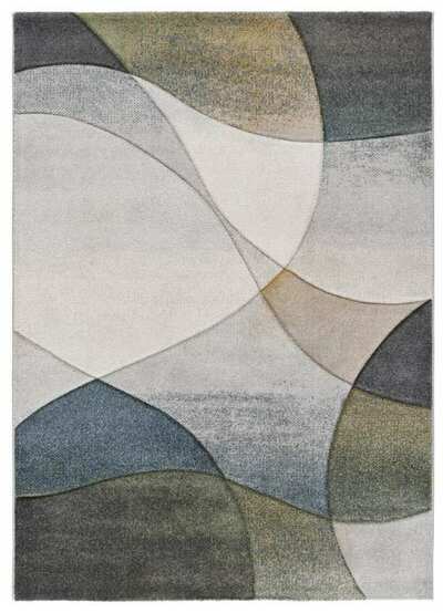 ALFOMBRA ABSTRACTA 40377 GRIS