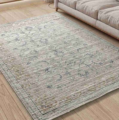 ALFOMBRA VINTAGE CON RELIEVE 5827 MULTICOLOR