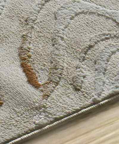 ALFOMBRA ABSTRACTA CON RELIEVE 5807 CALDERA
