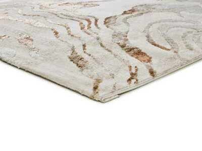 ALFOMBRA ABSTRACTA CON RELIEVE 5807 CALDERA