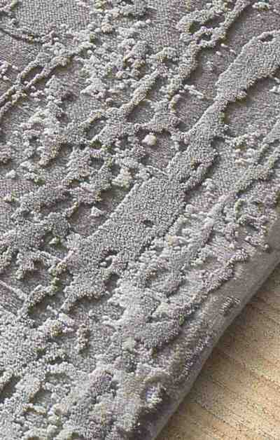 ALFOMBRA ABSTRACTA CON RELIEVE 4222 GRIS
