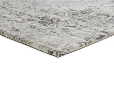 ALFOMBRA ABSTRACTA CON RELIEVE 4222 GRIS