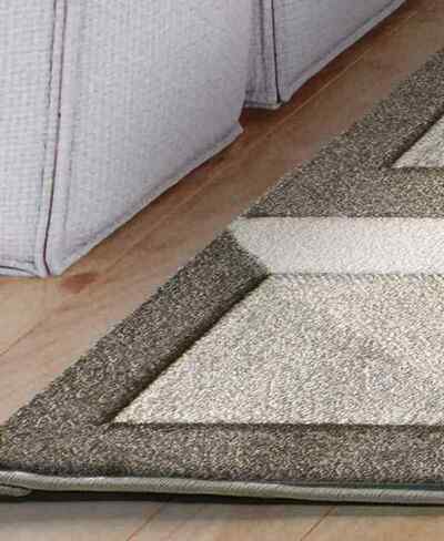 ALFOMBRA GEOMÉTRICA BADET 40504 MARRÓN