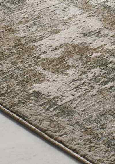 ALFOMBRA ABSTRACTA CON FLECOS ONA 52093 VERDE