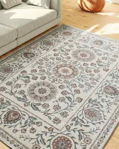 ALFOMBRA FLORAL PARA EXTERIOR LUA 3104 MULTICOLOR