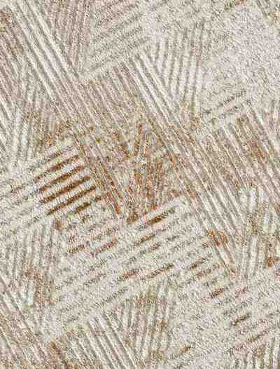 ALFOMBRA GEOMÉTRICA CON RELIEVE 4448 BEIGE Y CALDERA