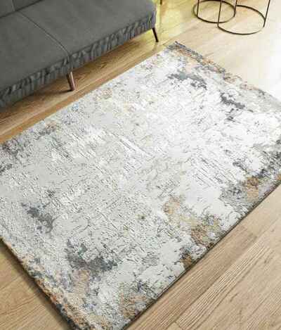 ALFOMBRA ABSTRACTA CON RELIEVE 6418 MULTICOLOR