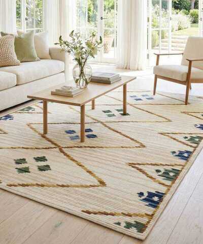 ALFOMBRA ÉTNICA KILIM 2 BEIGE