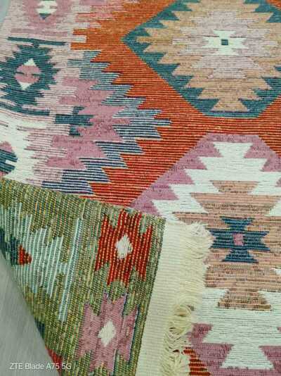 ALFOMBRA REVERSIBLE KILIM 304 MULTICOLOR