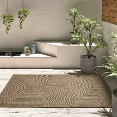 ALFOMBRA DE EXTERIOR EFECTO YUTE 5042 NATURAL