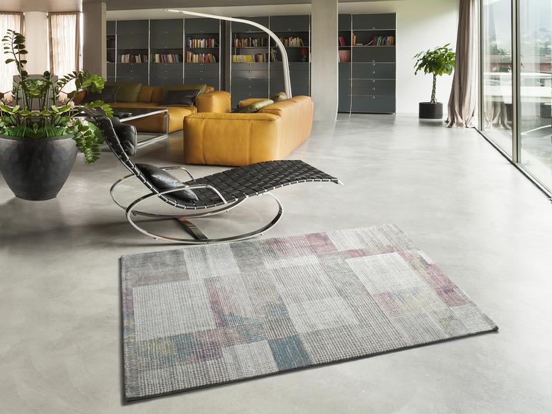 Alfombra Cuadros Pinky 22054