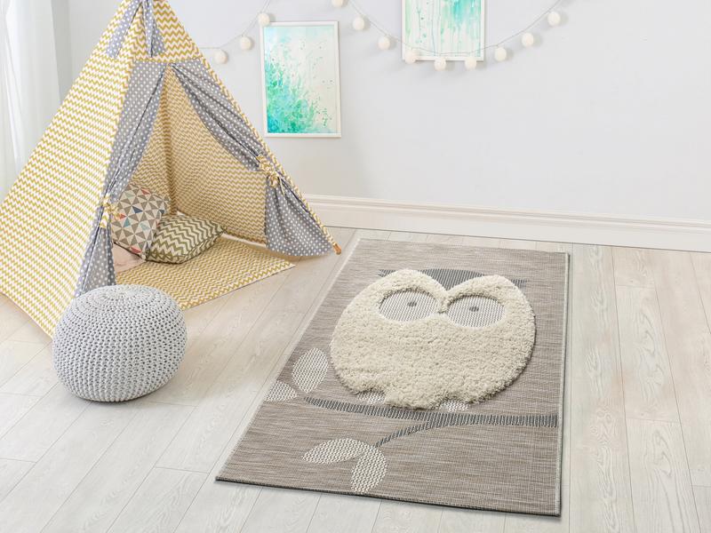 Alfombra Infantil en Relieve Chinky 113 Beige