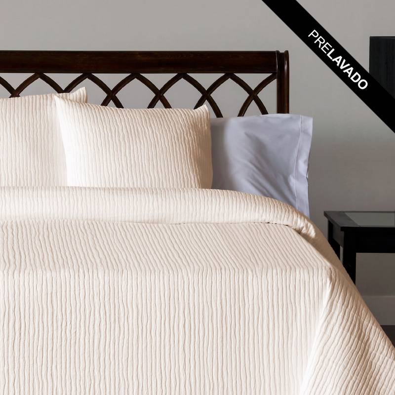 Colcha Jacquard Sahara Color Crema