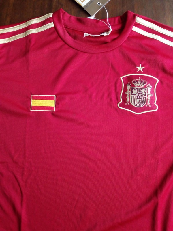 camiseta de la selección española de fútbol