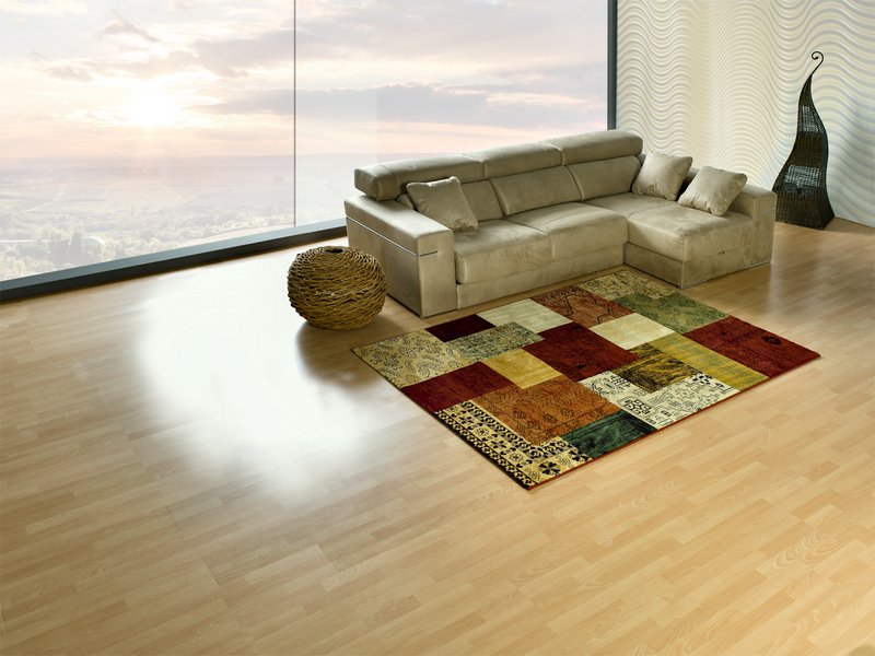 Alfombra Patchwork Rectángulos Multicolor