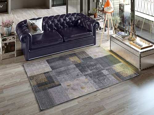 ALFOMBRA PATCHWORK 1300 GRIS