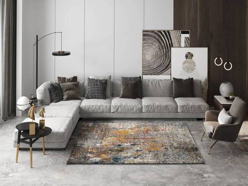 ALFOMBRA ABSTRACTA SHIRAZ 16555 MULTICOLOR