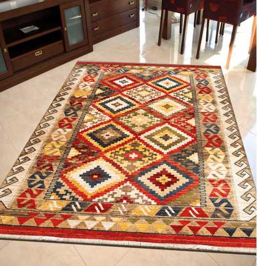 ALFOMBRA ÉTNICA KILIM TURCO 232 MULTICOLOR