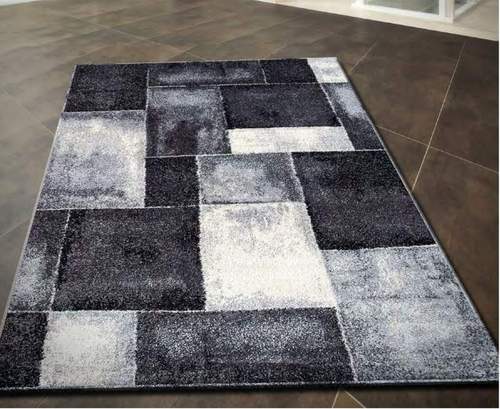 ALFOMBRA GEOMÉTRICA J-24 GRIS