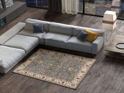 ALFOMBRA CLÁSICA PERSA 12505 PLATA