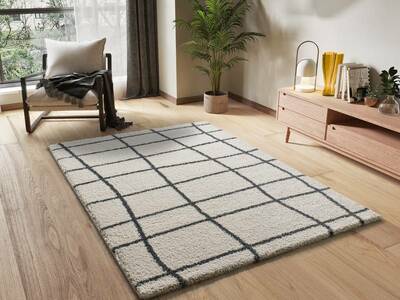 ALFOMBRA ÉTNICA 8766 BLANCO