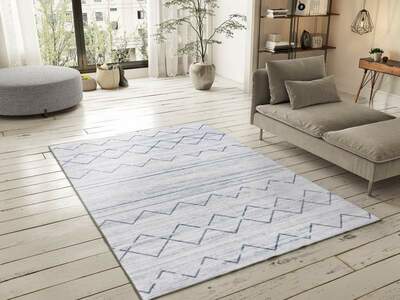 ALFOMBRA ÉTNICA 22066 GRIS