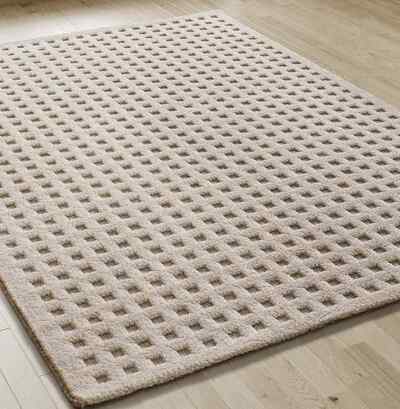 ALFOMBRA NÓRDICA EN RELIEVE DIENA 40418 BLANCO