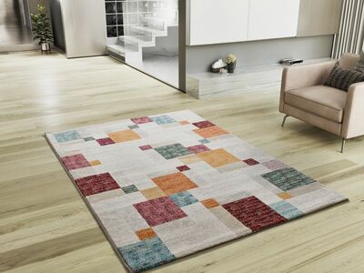 ALFOMBRA GEOMÉTRICA 16791 MULTICOLOR