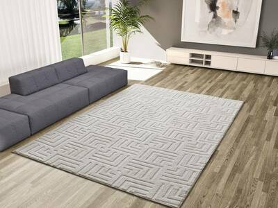 ALFOMBRA NÓRDICA EN RELIEVE 11070 CREMA