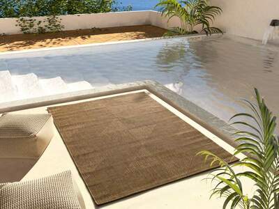 ALFOMBRA EXTERIOR-INTERIOR 28814 NATURAL