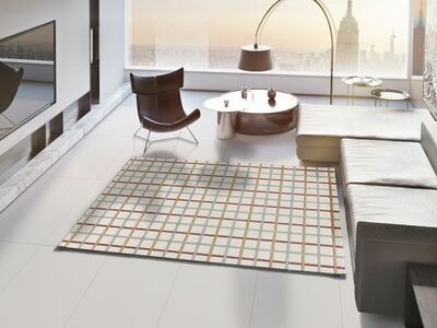ALFOMBRA GEOMÉTRICA EN RELIEVE 12750 MULTICOLOR