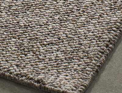 ALFOMBRA GRIS LAVABLE TEJIDO BUCLE