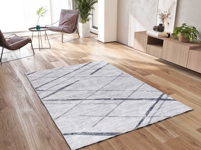 ALFOMBRA ABSTRACTA 22036 GRIS