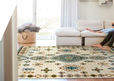 ALFOMBRA ÉTNICA KILIM 11 BEIGE