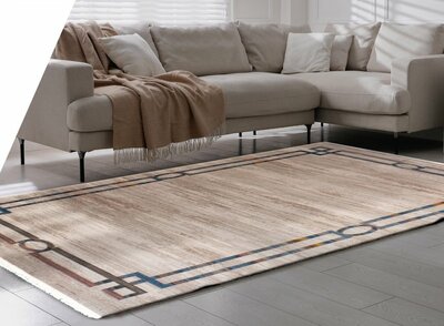 ALFOMBRA CLÁSICA LISA 302 BEIGE