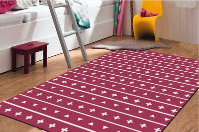 ALFOMBRA INFANTIL PATTERN GRANATE