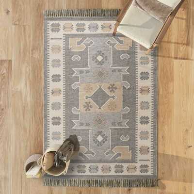 ALFOMBRA KILIM CON FLECOS CHANDIA 1098