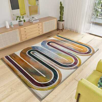ALFOMBRA GEOMÉTRICA 40403 MULTICOLOR