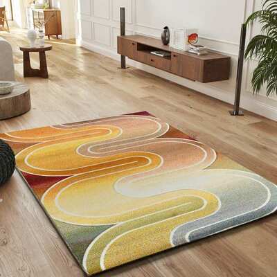 ALFOMBRA GEOMÉTRICA 40408 MULTICOLOR
