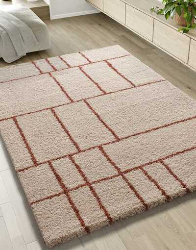 ALFOMBRA DE PELO LARGO 8815 CALDERA